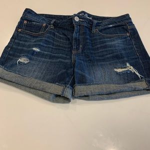 Denim shorts